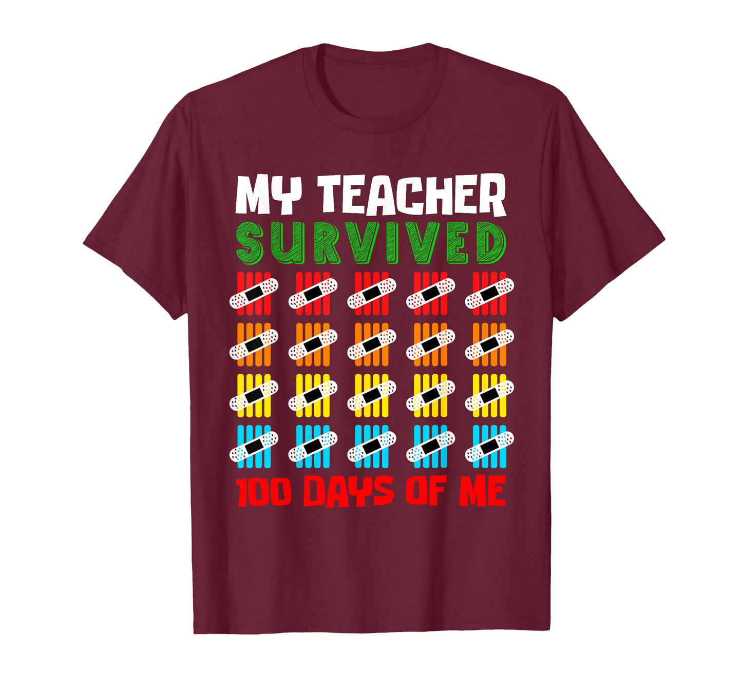 100 Days of School Kids 100th Day of School Costume T-Shirt