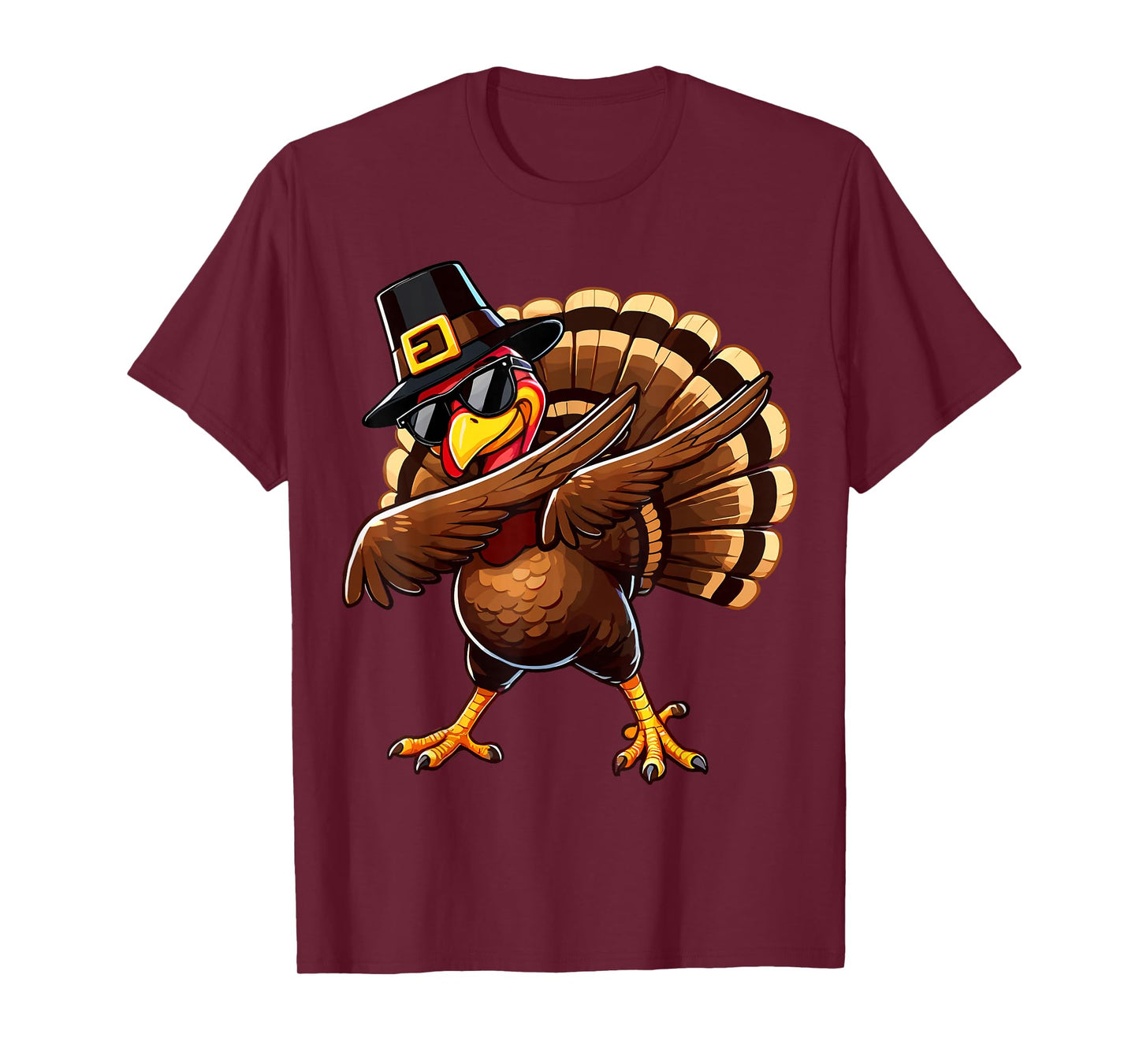Turkey Dabbing Thanksgiving T-Shirt