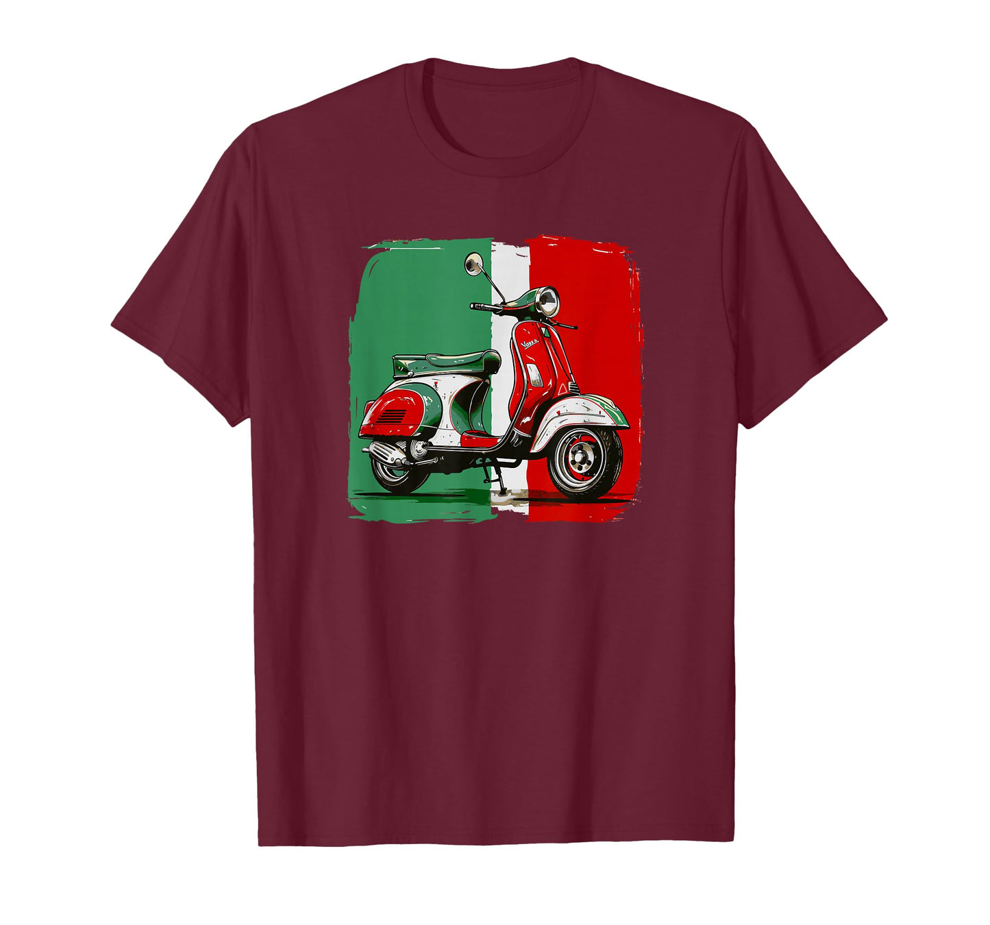Tricolore - Italian Flag T-Shirt Italian Scooter T-Shirt