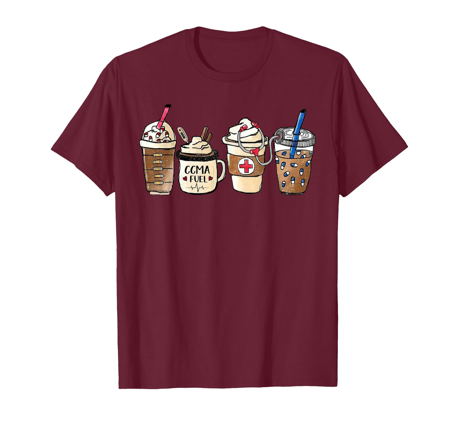 Coffee CCMA Fuel Certified Clinical Medical Assistant T-Shirt