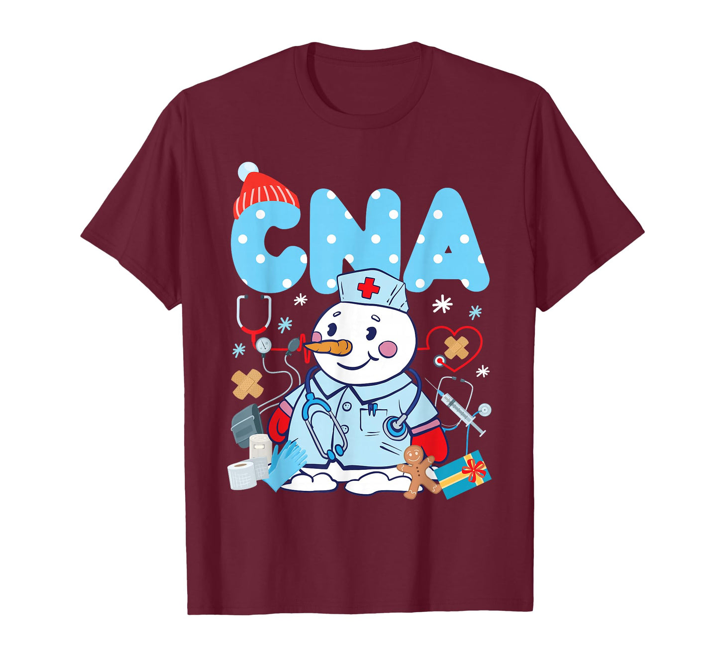 CNA Nurse Certified Nursing Assistant Christmas Cna T-Shirt