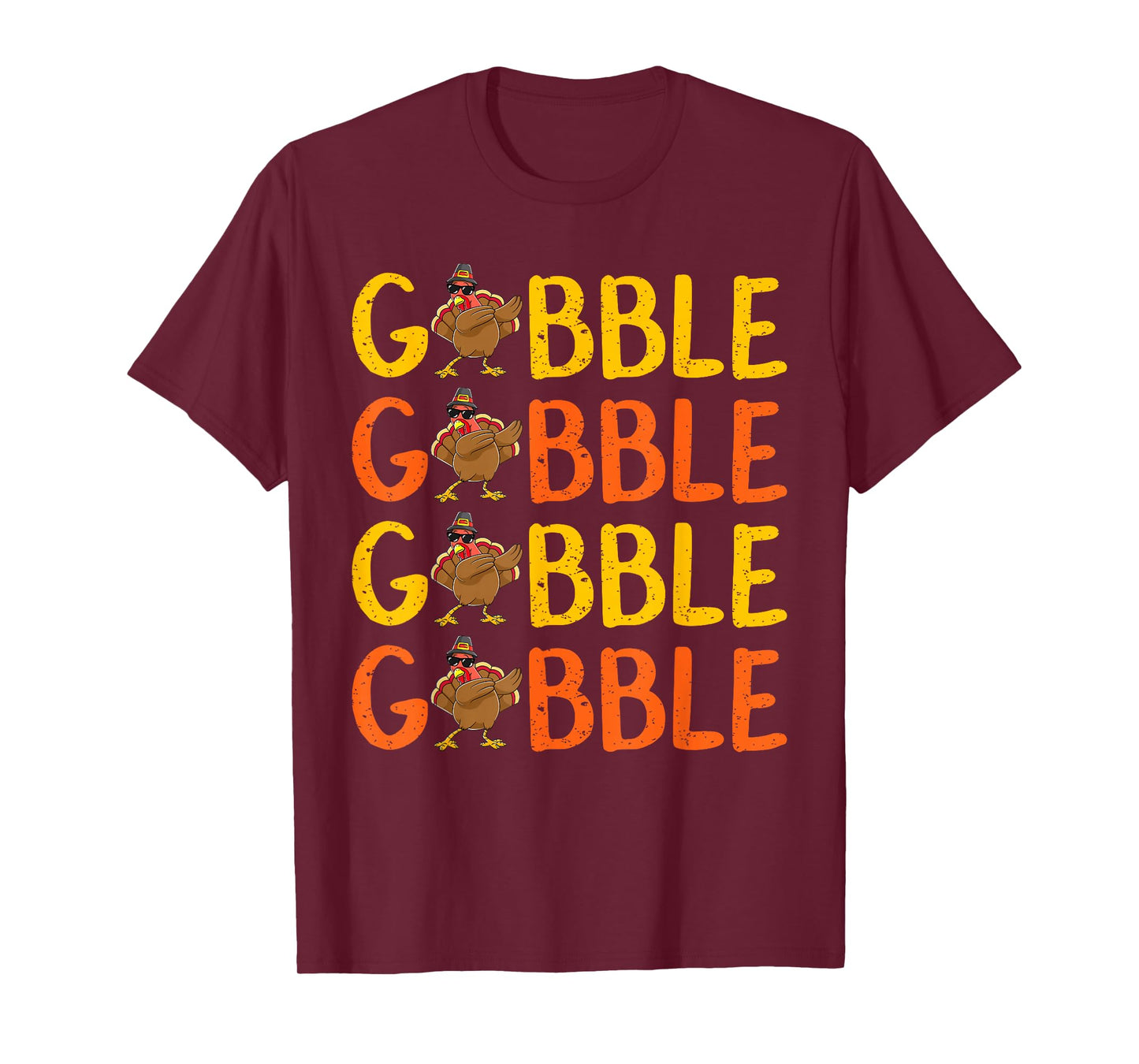 Dabbing Gobble Gobble Turkey Thanksgiving Tee Gift Idea T-Shirt