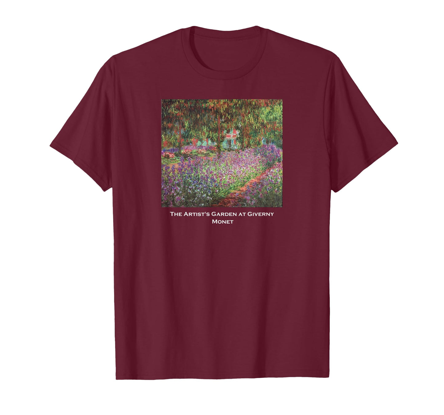 The Artist's Garden at Giverny T-shirt Monet 1900