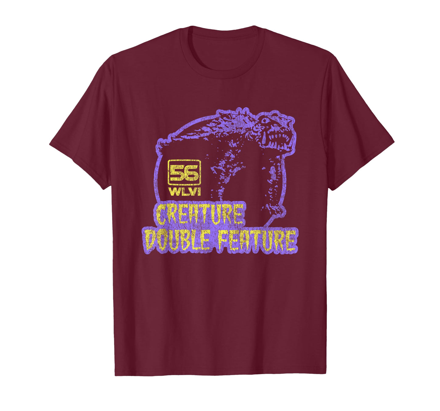 Creature Double Feature Retro 1970s T-Shirt
