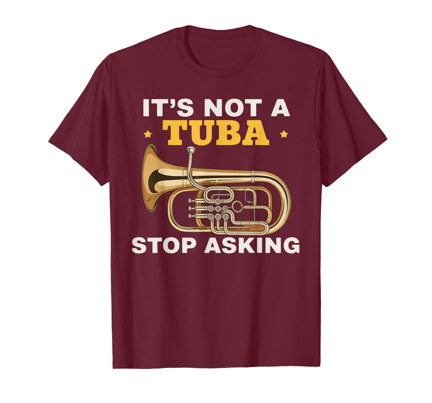 It's Not Tuba Euphoniumist Marching Band Baritone Euphonium T-Shirt