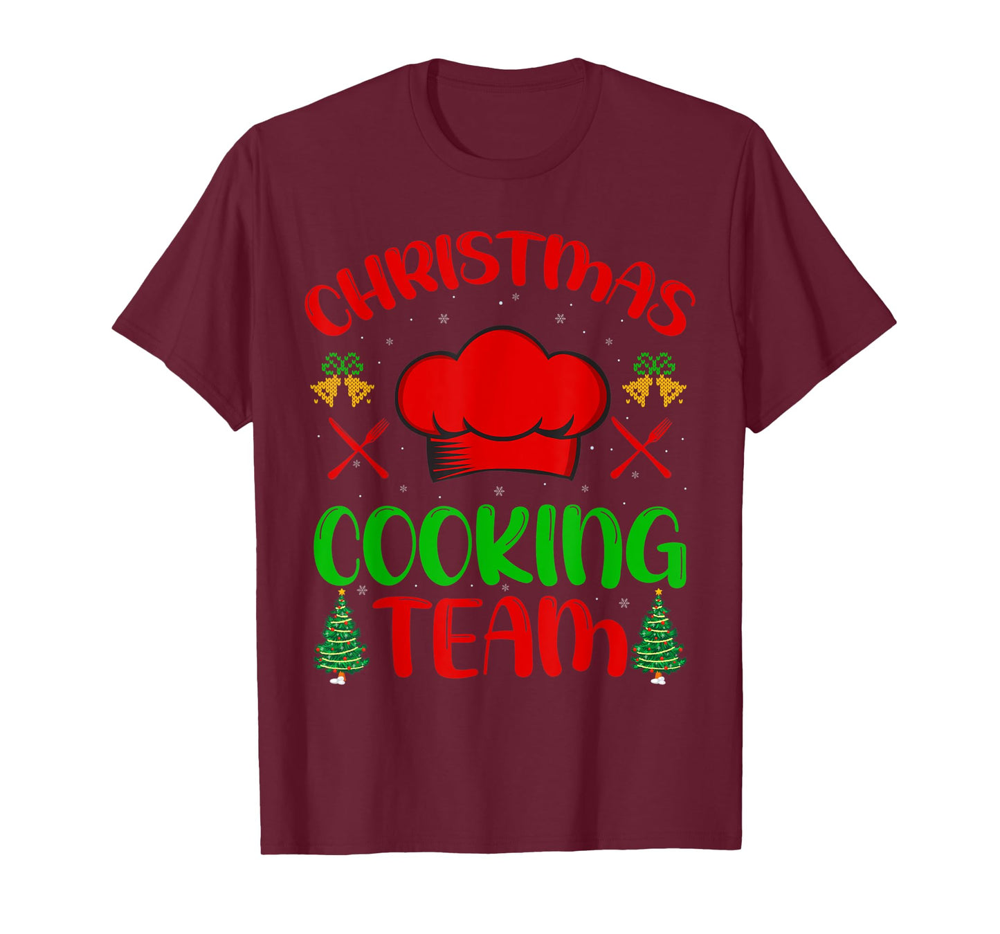 Cooking Lover Xmas Cook Chef Christmas Cooking Team T-Shirt