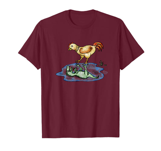Chicken Dinosaur Funny Evolution T-Shirt Science Lover Shirt T-Shirt