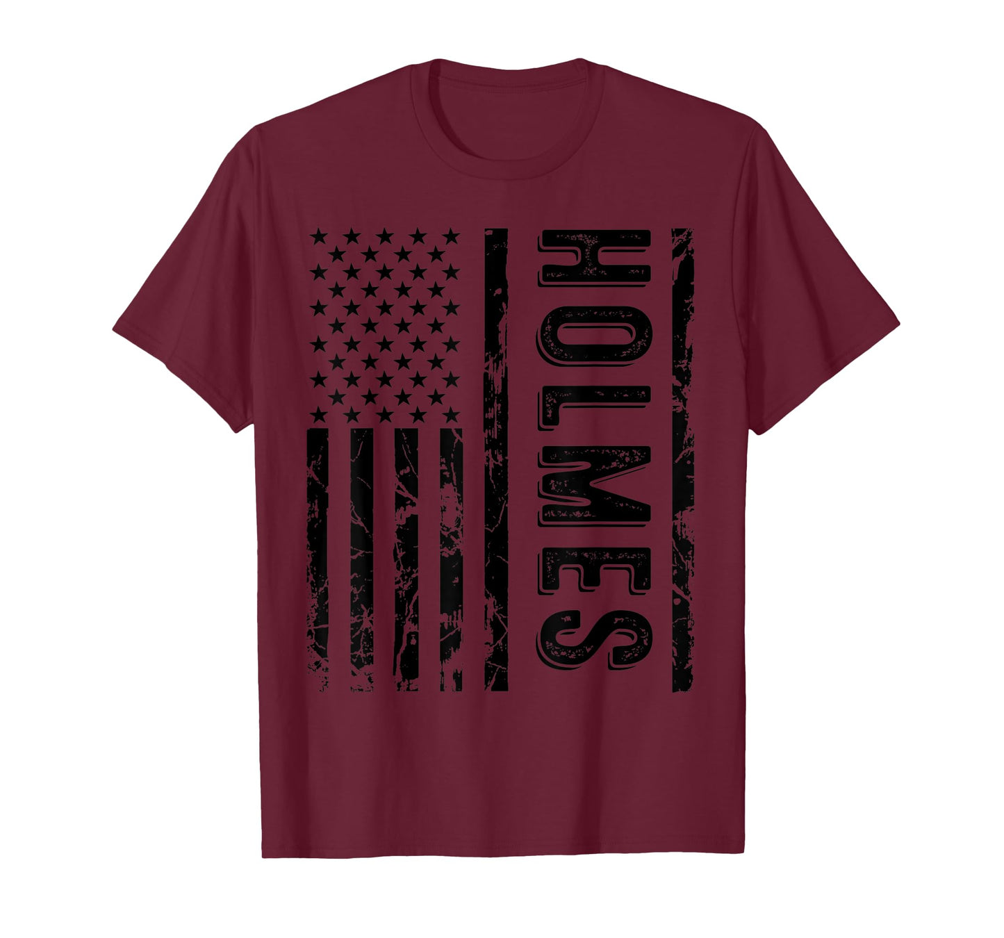 Holmes Last Name Funny Surname Team Holmes Family Reunion T-Shirt