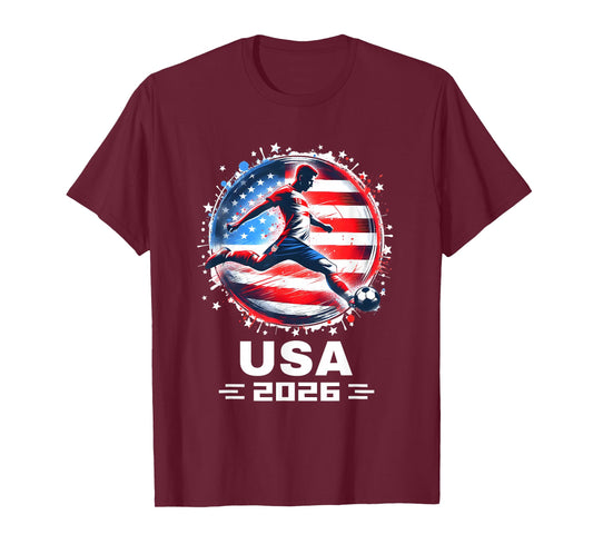 USA 2026 United States Sport USA Team 2026 Player 2026 USA T-Shirt