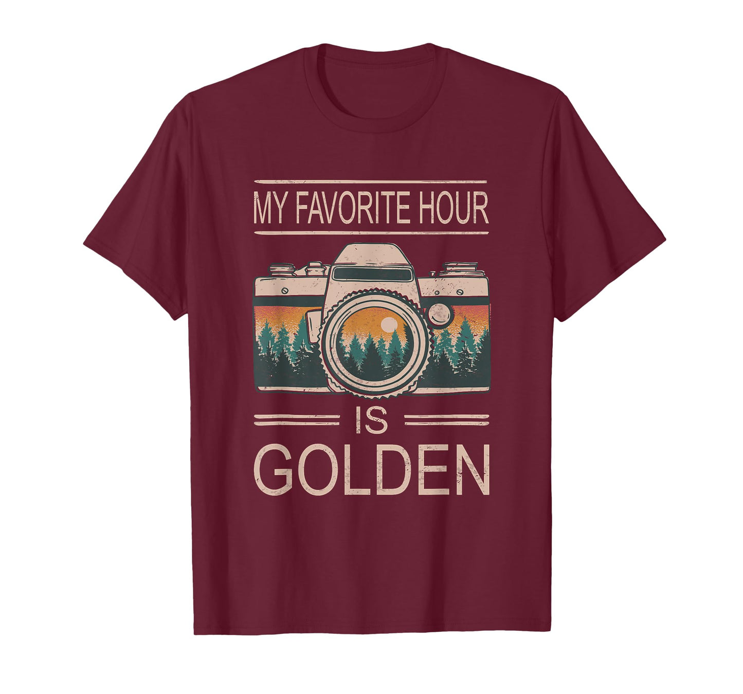 Photographer Golden Hour Camera My Favorite Hour Is Golden T-Shirt