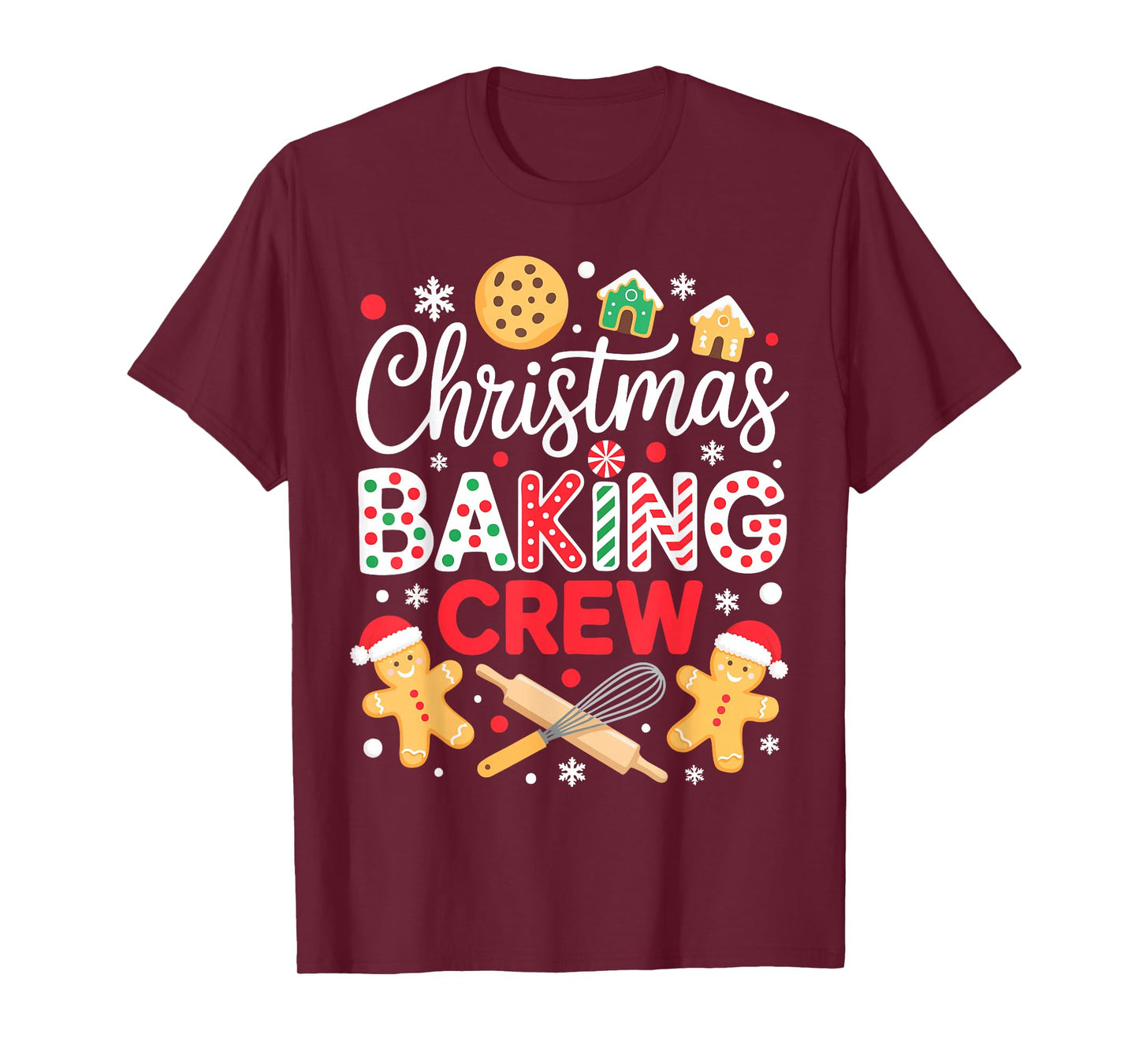 Christmas Baking Crew Shirt Christmas Cookie Men Women Kids T-Shirt