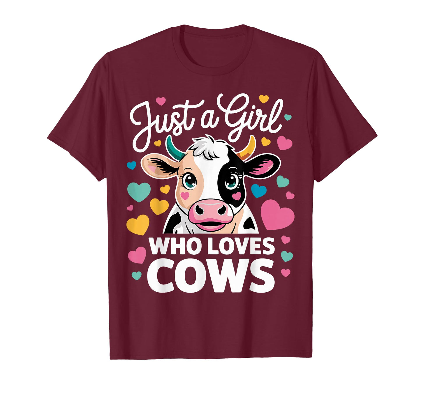 Cow Just A Girl Who Loves Cows T-Shirt