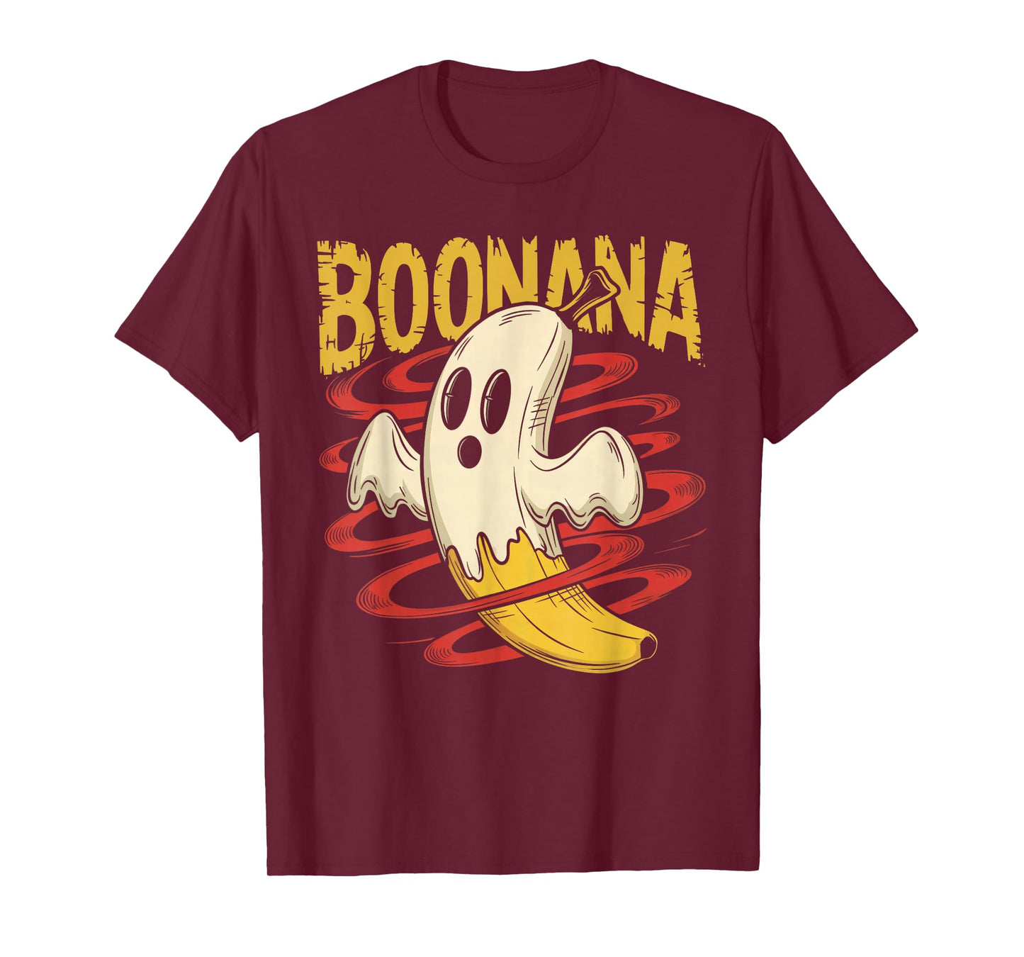 Boonana Cute Ghost Banana Halloween Costume Men Women Kids T-Shirt