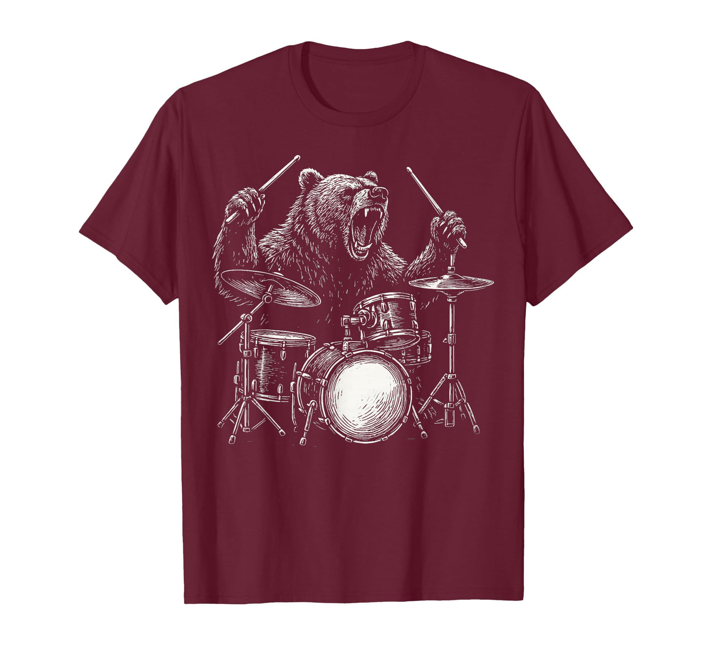 Bear Drummer Nature T-Shirt