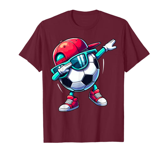 Dabbing Soccer Ball Player T-Shirt
