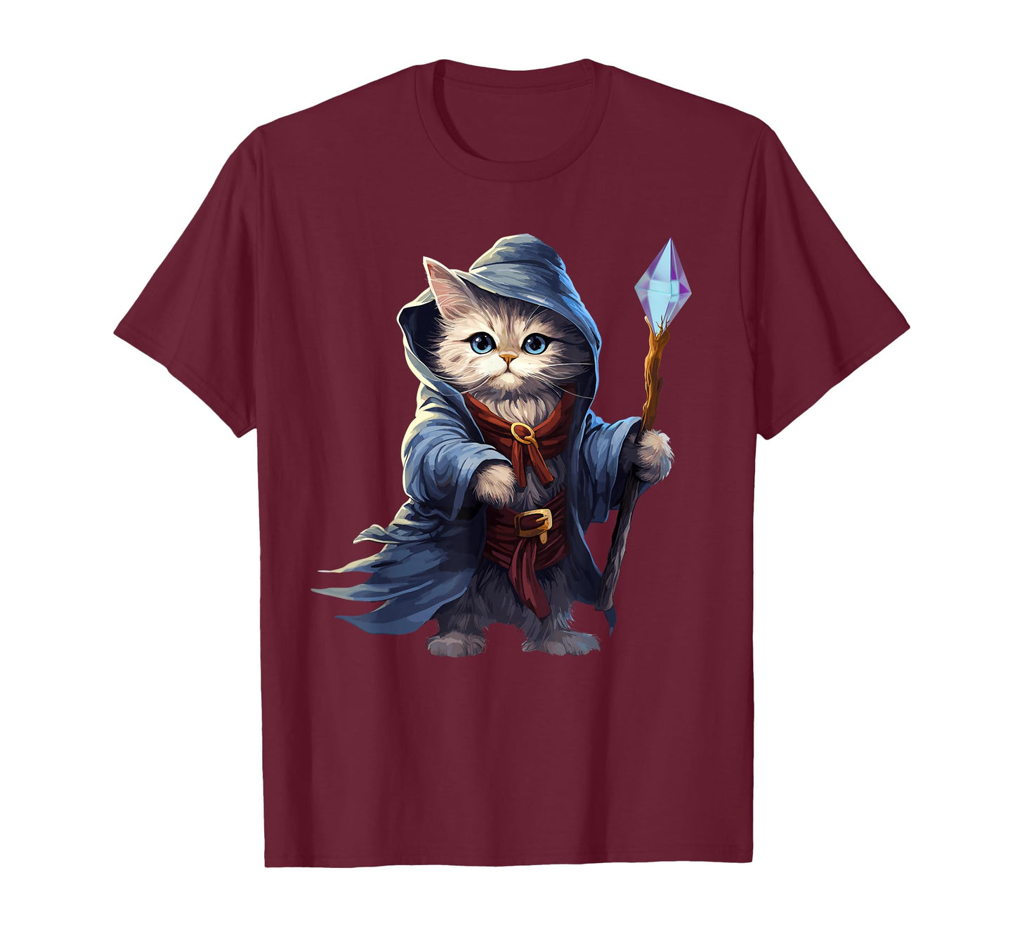 Wizard Cat, Funny Cat Wizard T-Shirt