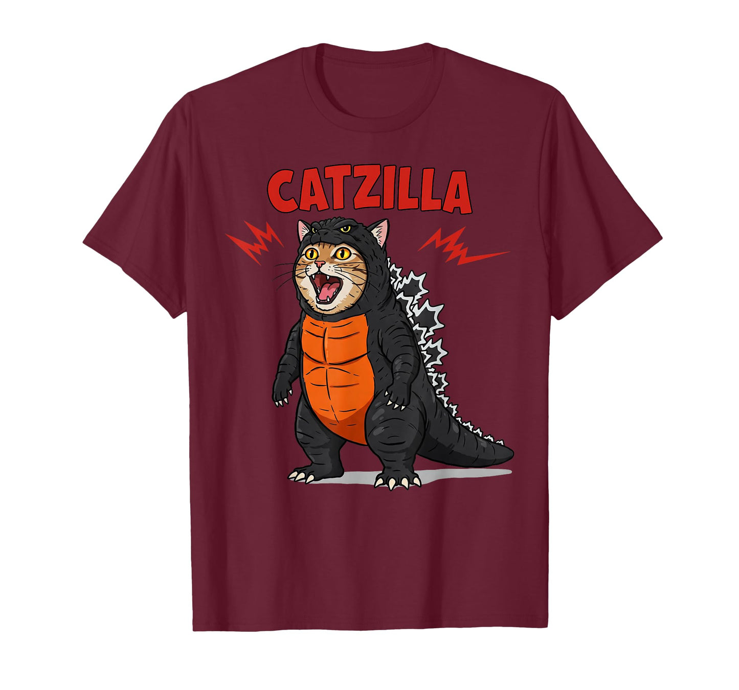 Cute Catzilla Cat Japanese Art Funny Gifts For Men Women Kid T-Shirt