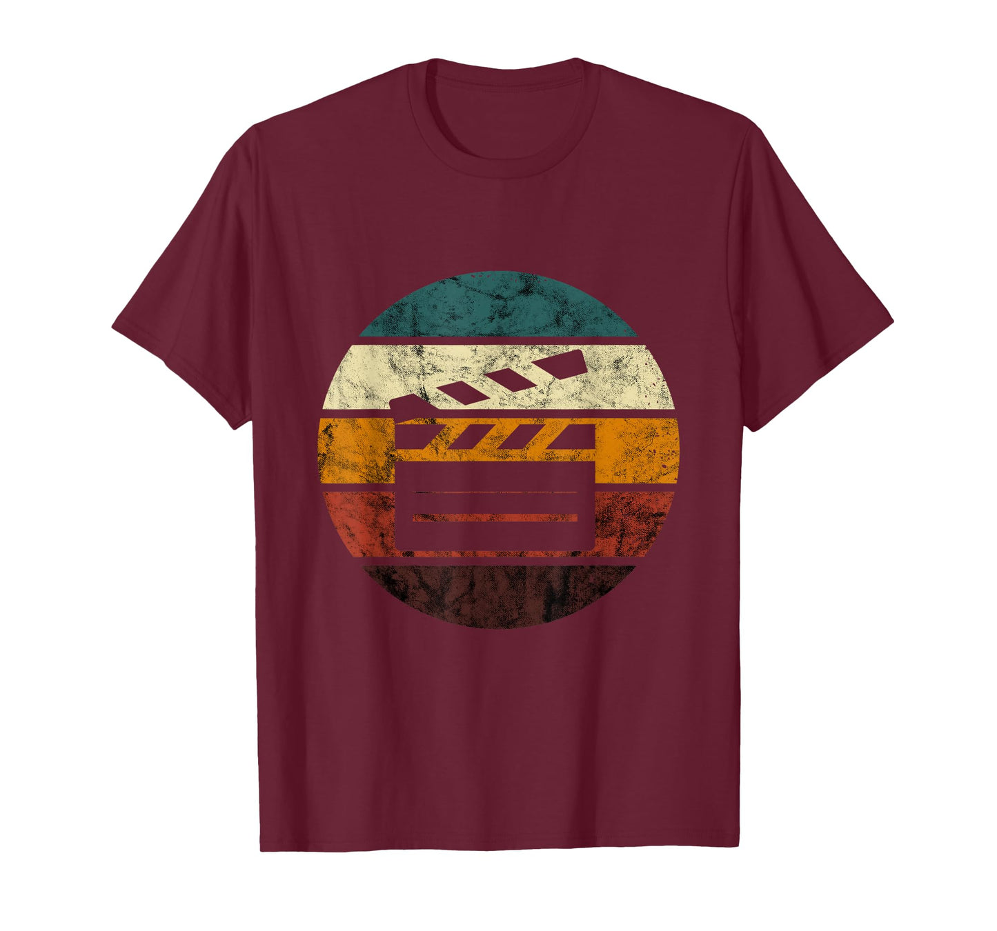 Clapboard Filmmaking Retro Cinematography Vintage Filmmaker T-Shirt