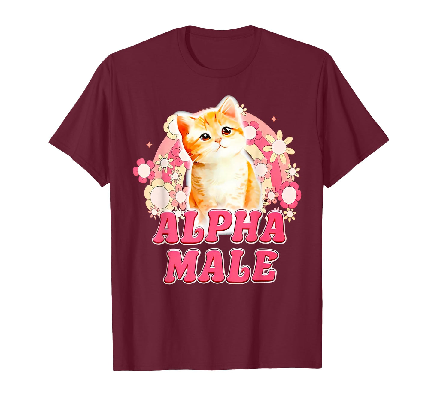 Alpha Male Cat Kitten Funny for Men Women T-Shirt
