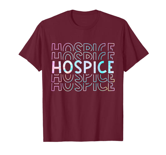 Cute Tie Dye Hospice Nurse Life Hospice Squad T-Shirt