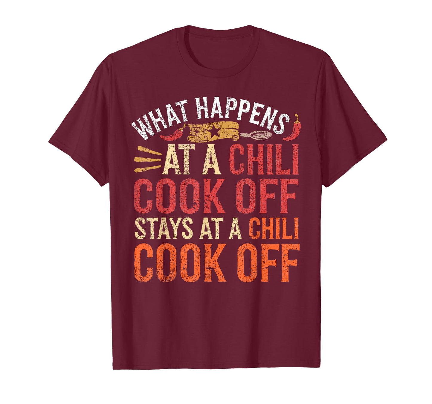 Chili Cook Off Funny Cooking Chili T-Shirt