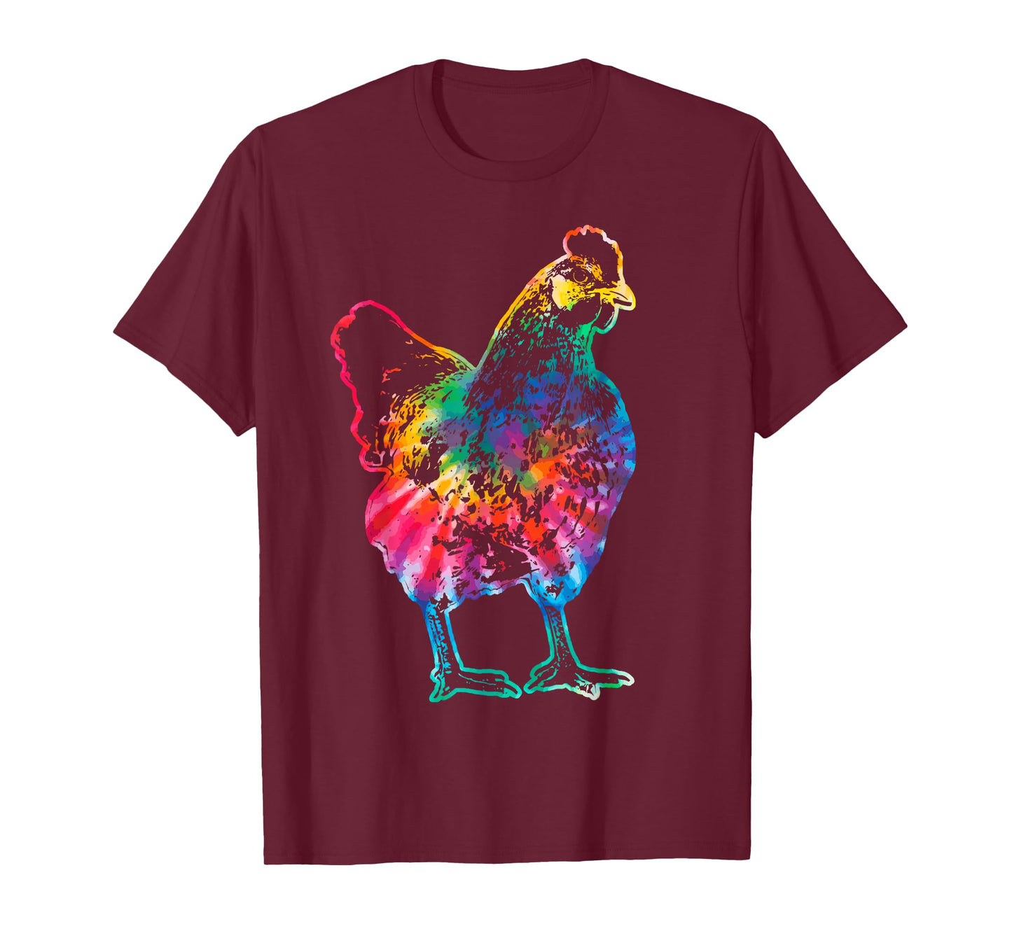 Chicken Batik Tie Dye Hippie Chicken Vintage T-Shirt