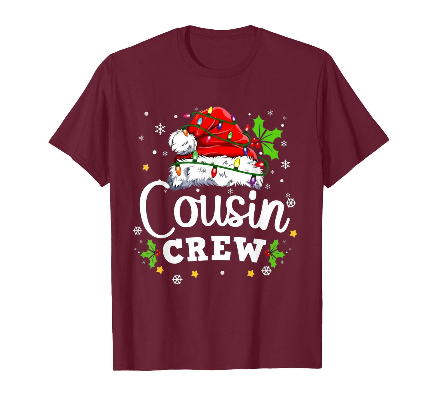 Christmas Cousin Crew 2025 Matching Xmas Family Pajama Pjs T-Shirt