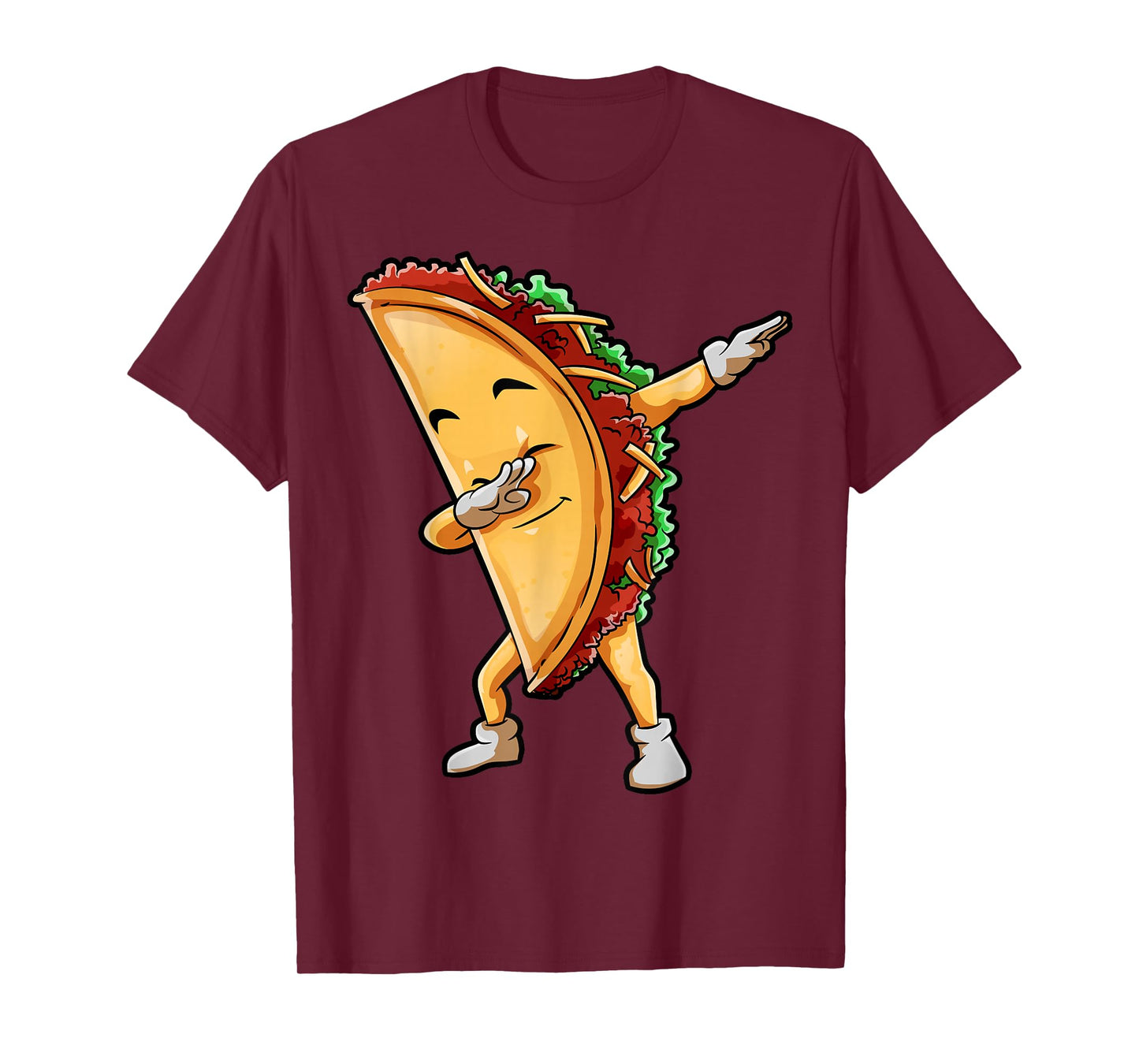 Dabbing Taco Cinco de Mayo Funny Kids Boys Mexican Food Dab T-Shirt