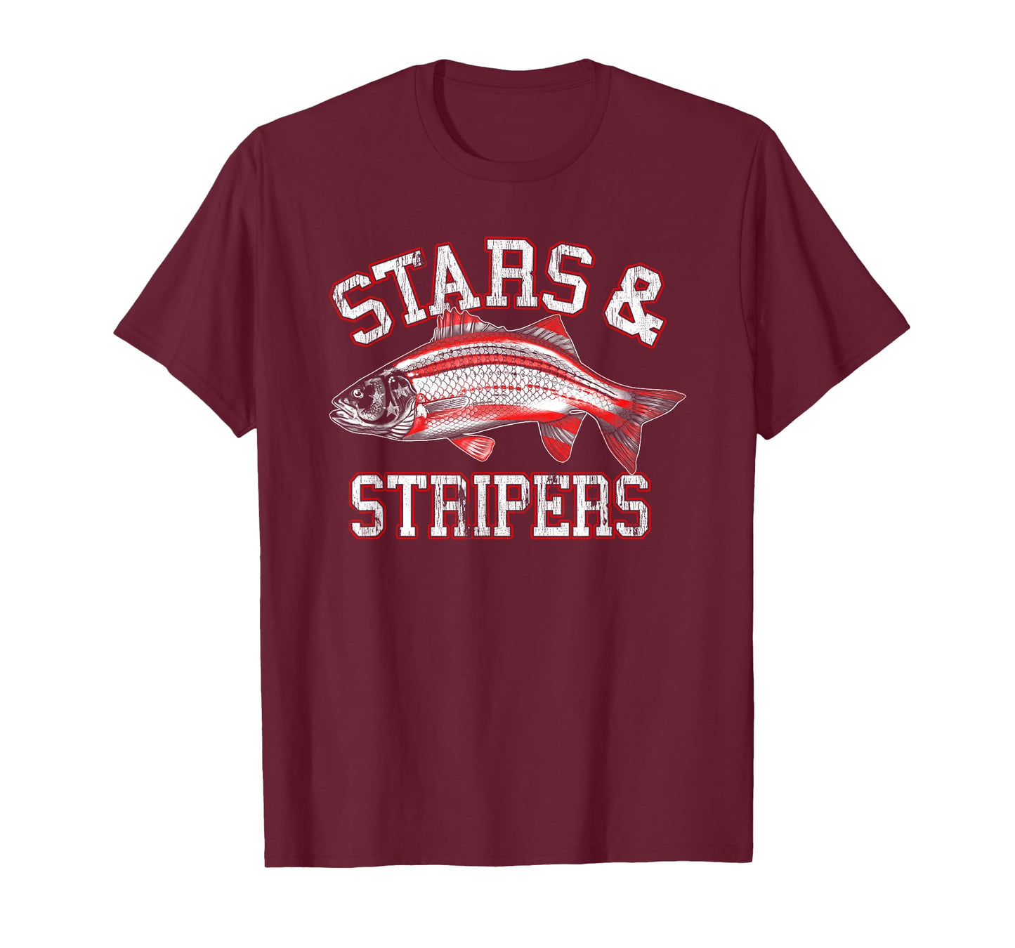 Stars & Stripers Fishing T-Shirt T-Shirt