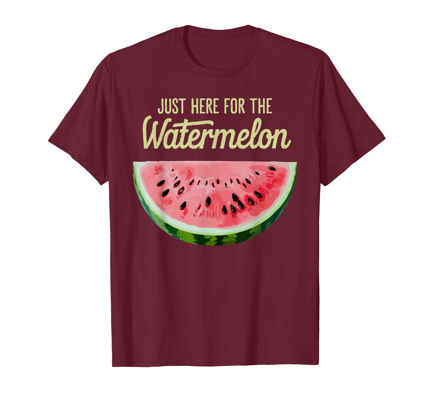 Cute Watermelon Print for Men Women Kids Watermelon Fruit T-Shirt