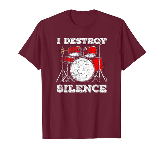 Drum kit tshirt for a Drumming Lover T-Shirt