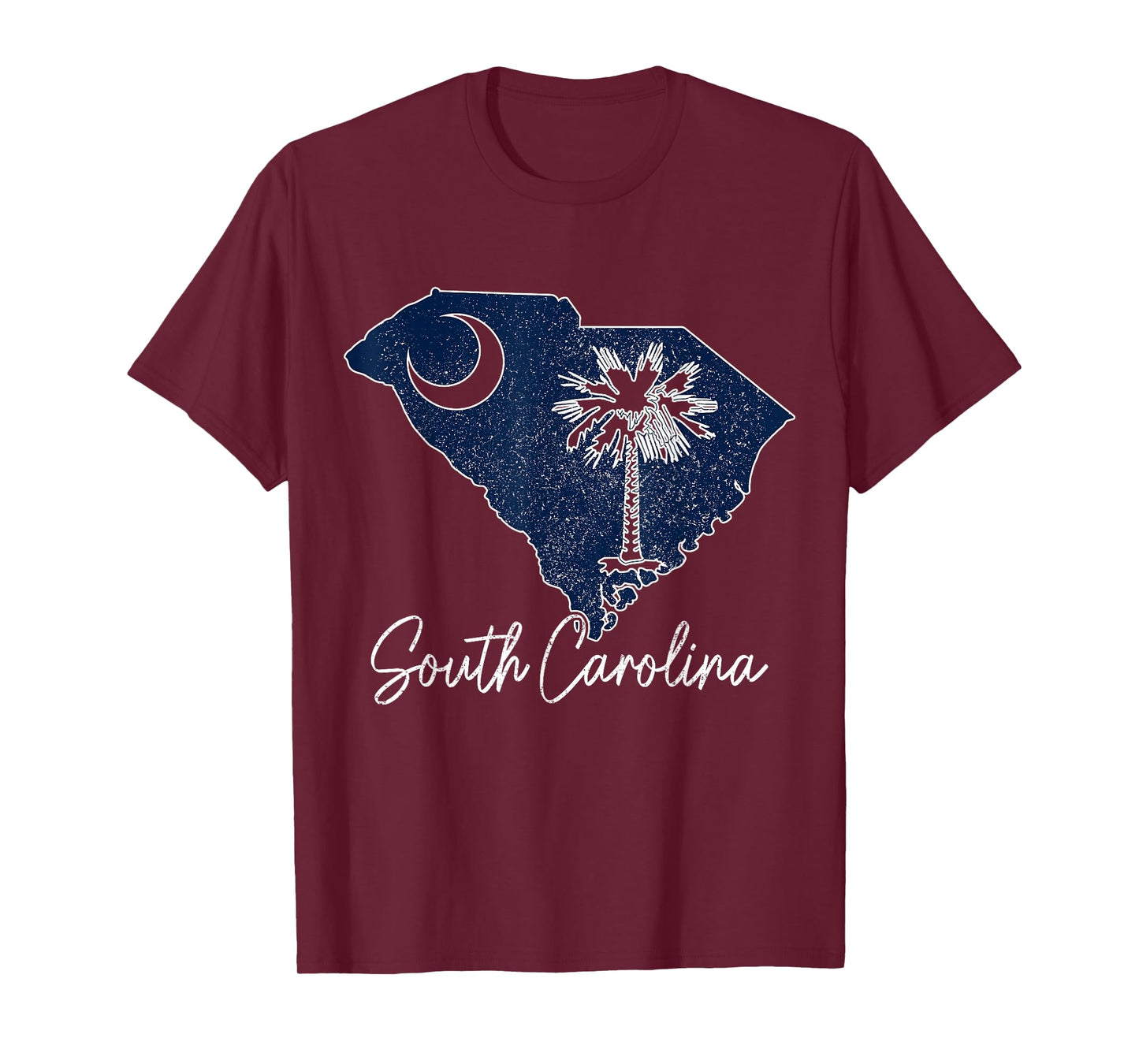 South Carolina Palmetto Moon USA America Pride Vintage T-Shirt