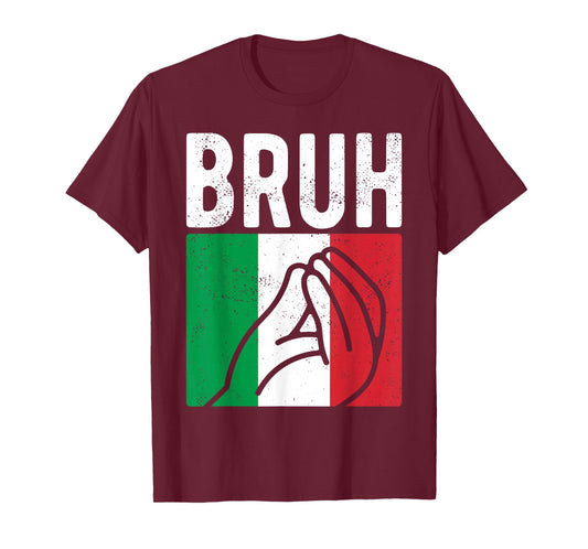 Bruh I'm Italian Funny Italian Festival Italian Boys Kids T-Shirt