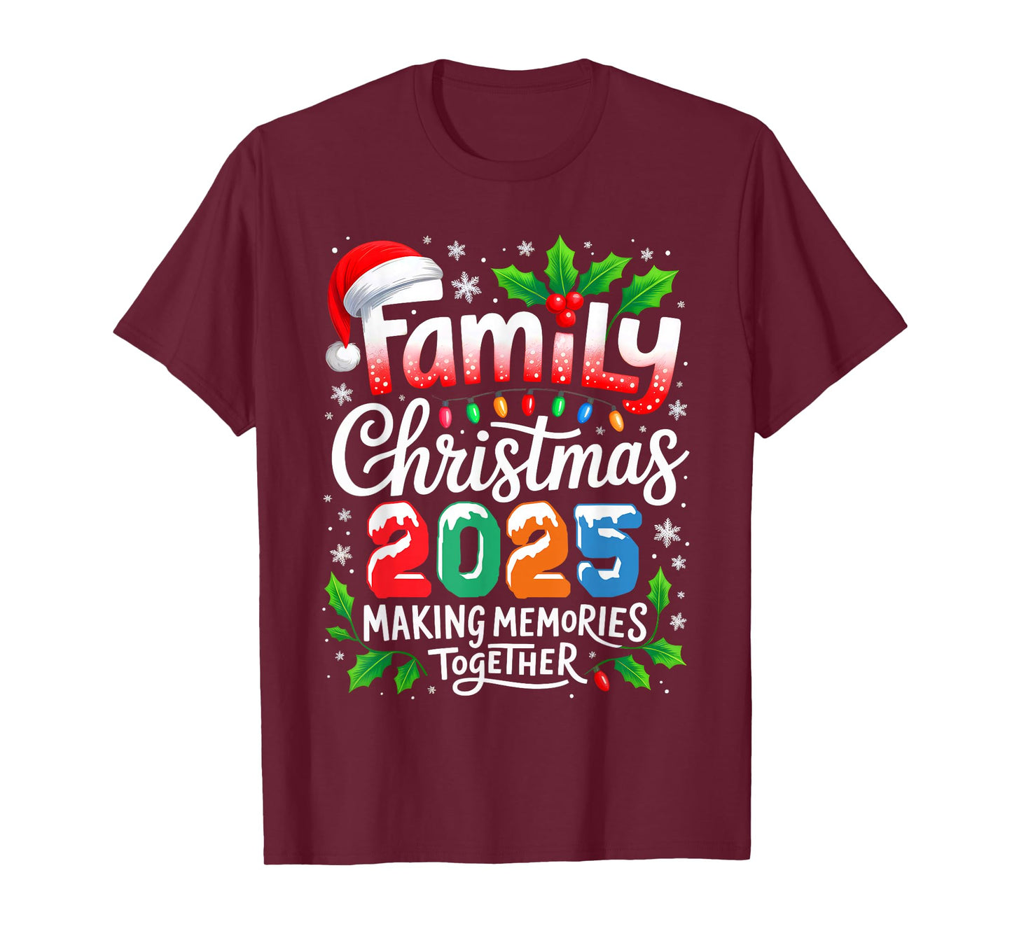 Family Christmas 2025 Matching Family Xmas 2025 Costume T-Shirt