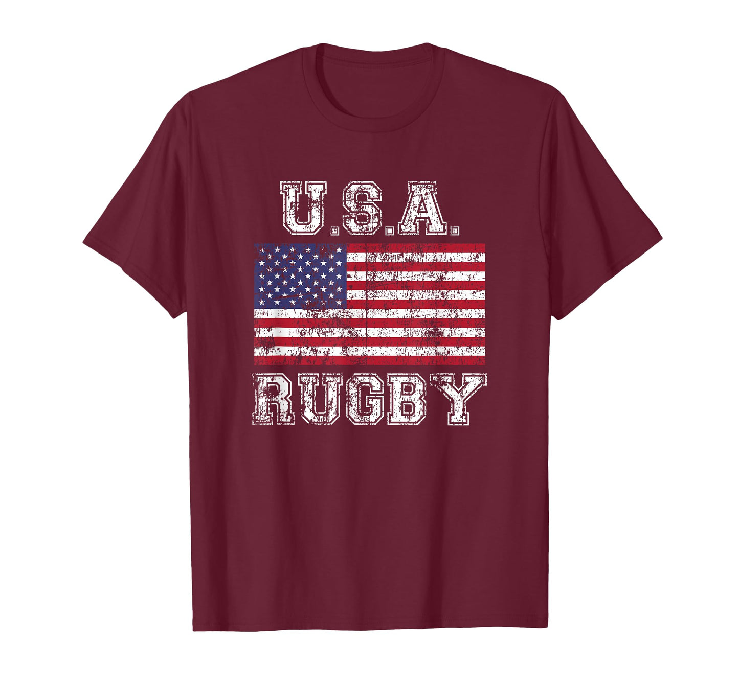 USA Rugby Shirt for Men Women Kids American Flag Shirt T-Shirt