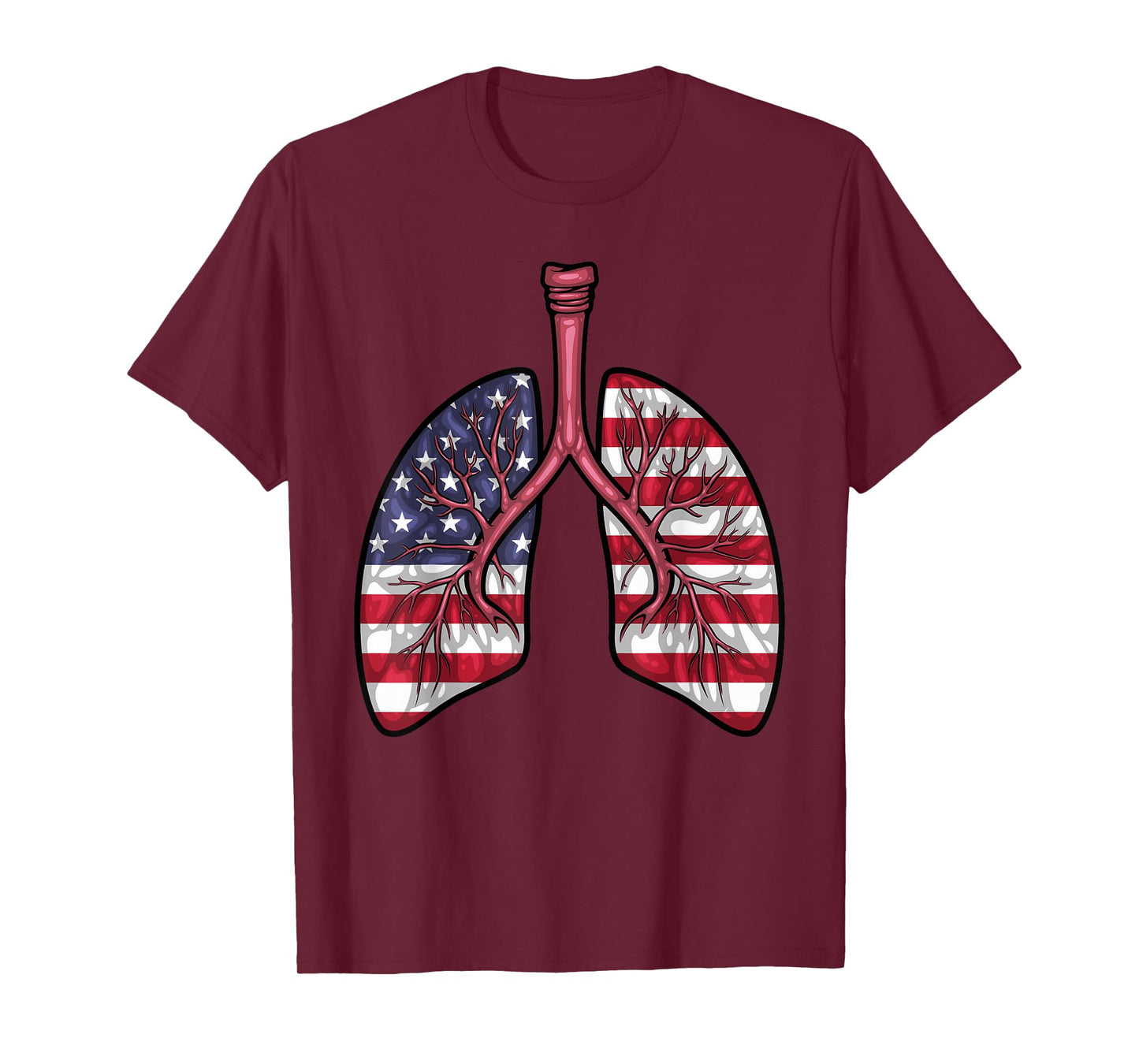 Cool Respiratory Therapy Men Women US Flag Patriotic RT T-Shirt