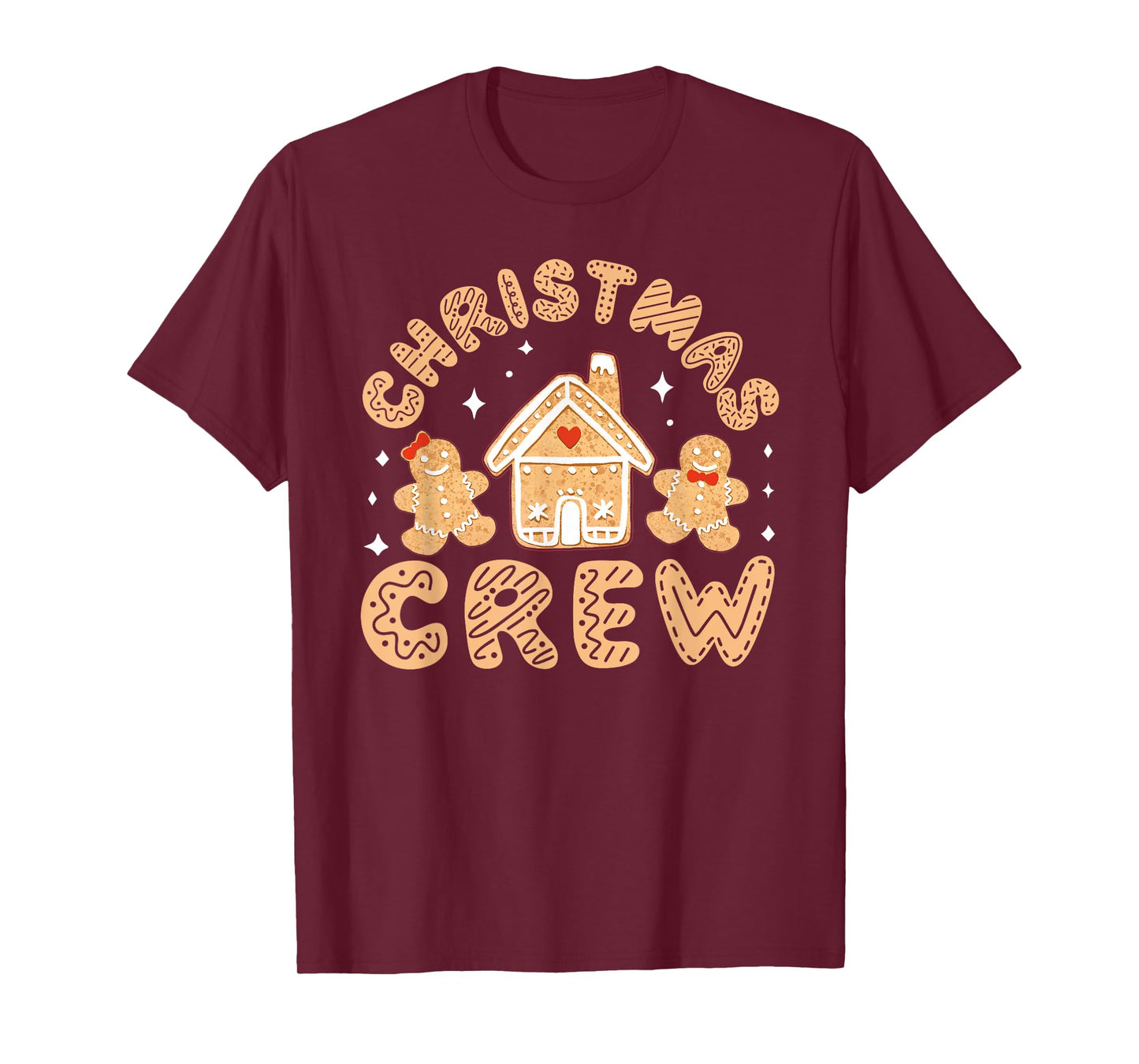 Christmas Crew Gingerbread Cookie Holiday Baking T-Shirt