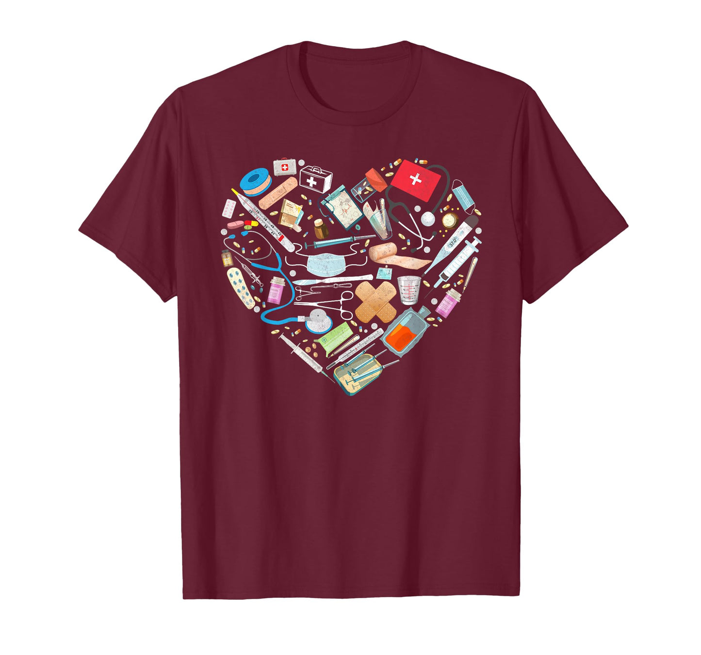 Certified Medical Assistant Heart Nurse Doctor CMA T-Shirt