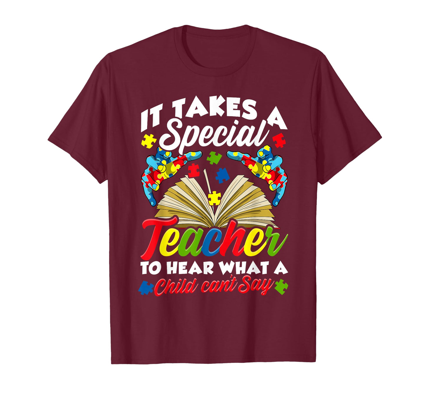 Autism Awareness Teacher Shirts It Takes A Special Teacher T-Shirt