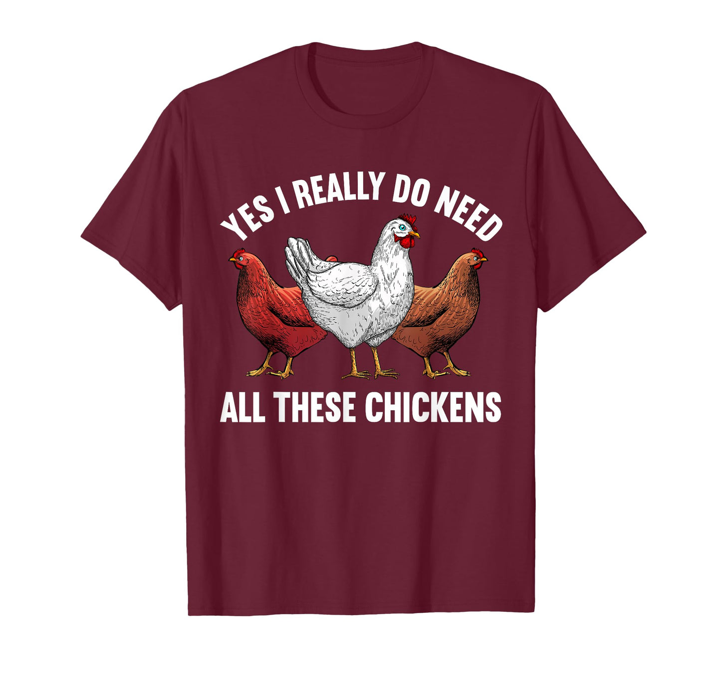 Cool Chicken Art For Men Women Poultry Animal Chicken Farmer T-Shirt
