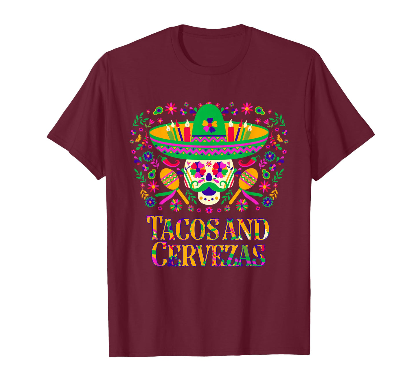 Tacos and Cervezas Taco Lover Beer Mexican Food Brewer T-Shirt