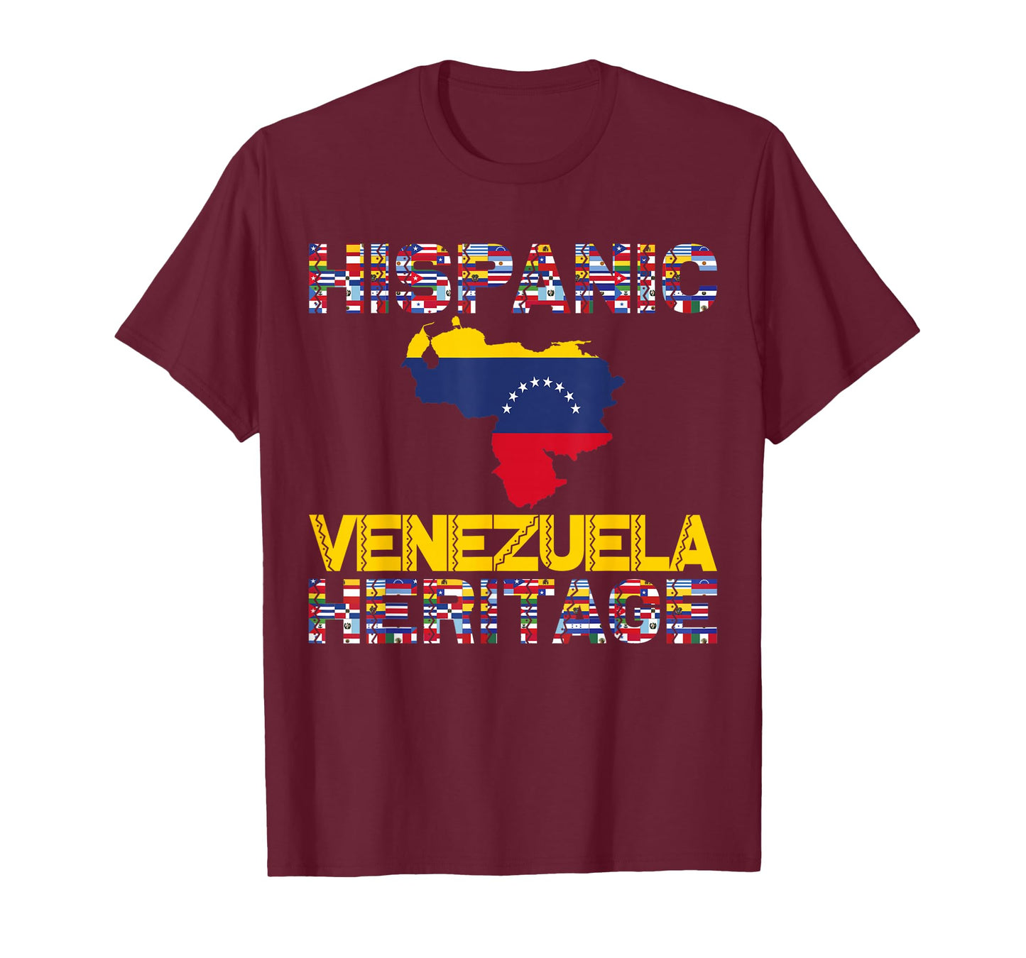 National Hispanic Heritage Month Venezuela Flag Venezuelan T-Shirt