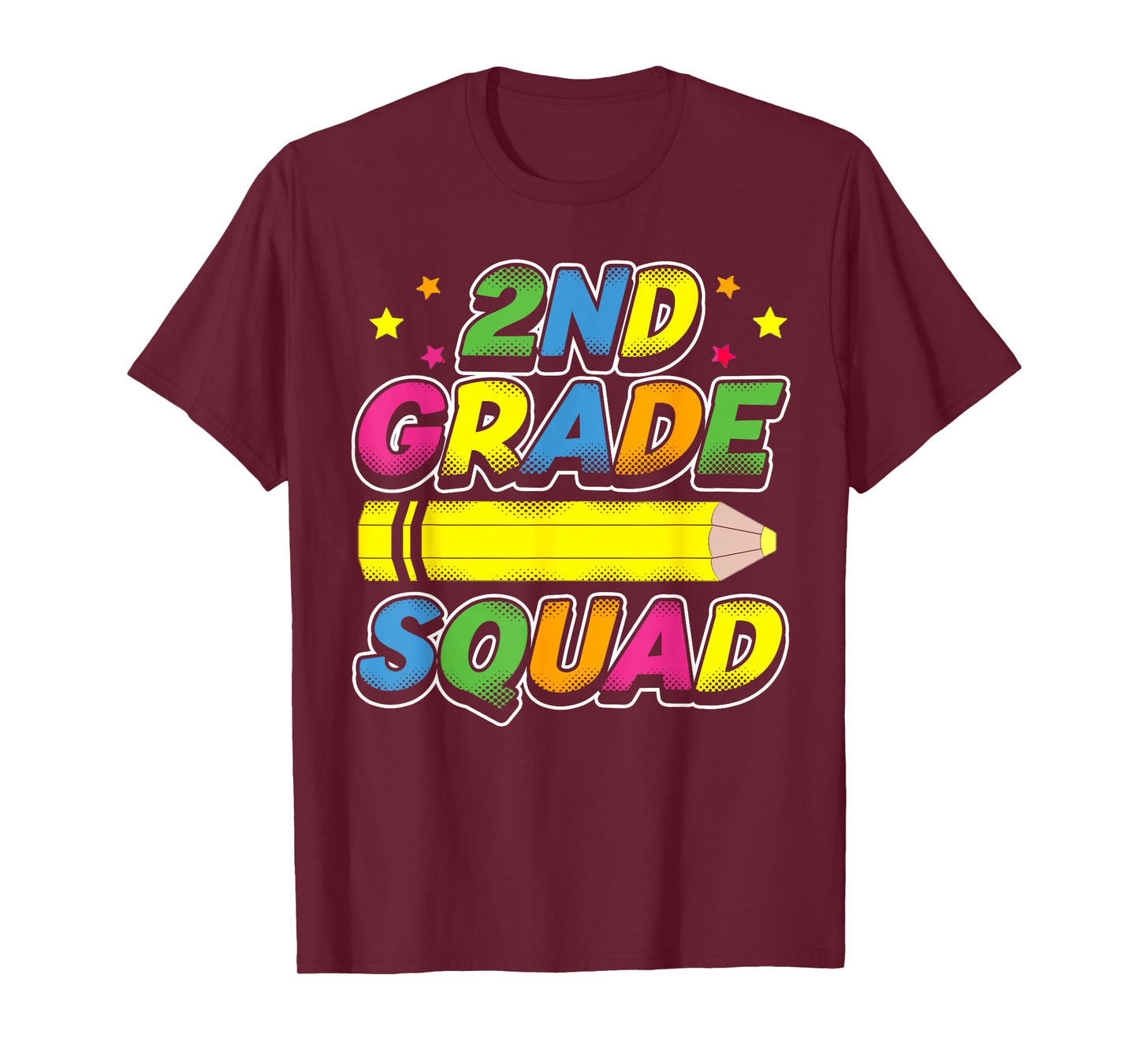 2nd Grade Squad, Teacher & Student Matching, Back To School T-Shirt