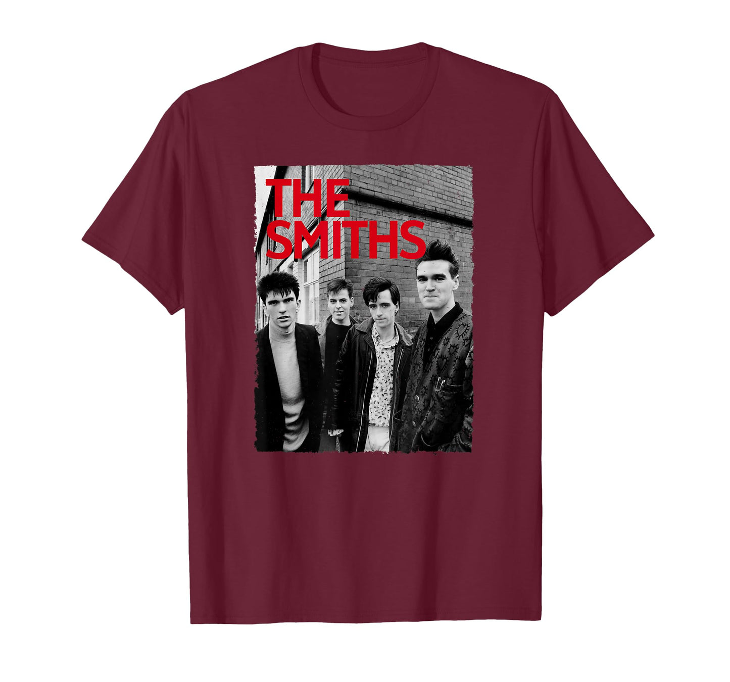 The Smiths Red Text Band Photo Shoot by Stephen Wright T-Shirt