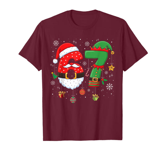 67 Meme Six Seven for Kids Women Men Boys Girls Christmas T-Shirt