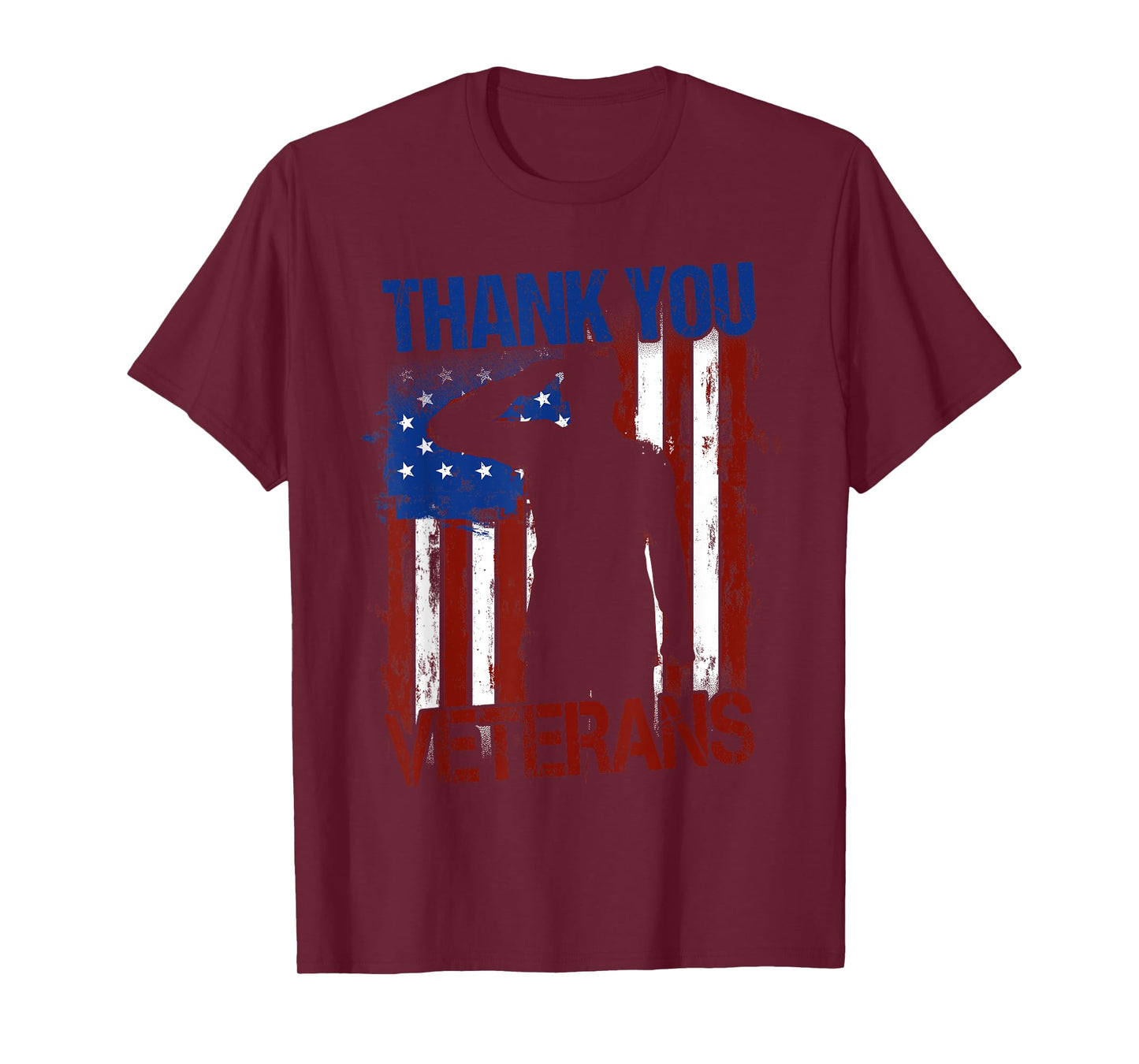 Thank You Veterans Service Patriot Veteran Day American Flag T-Shirt