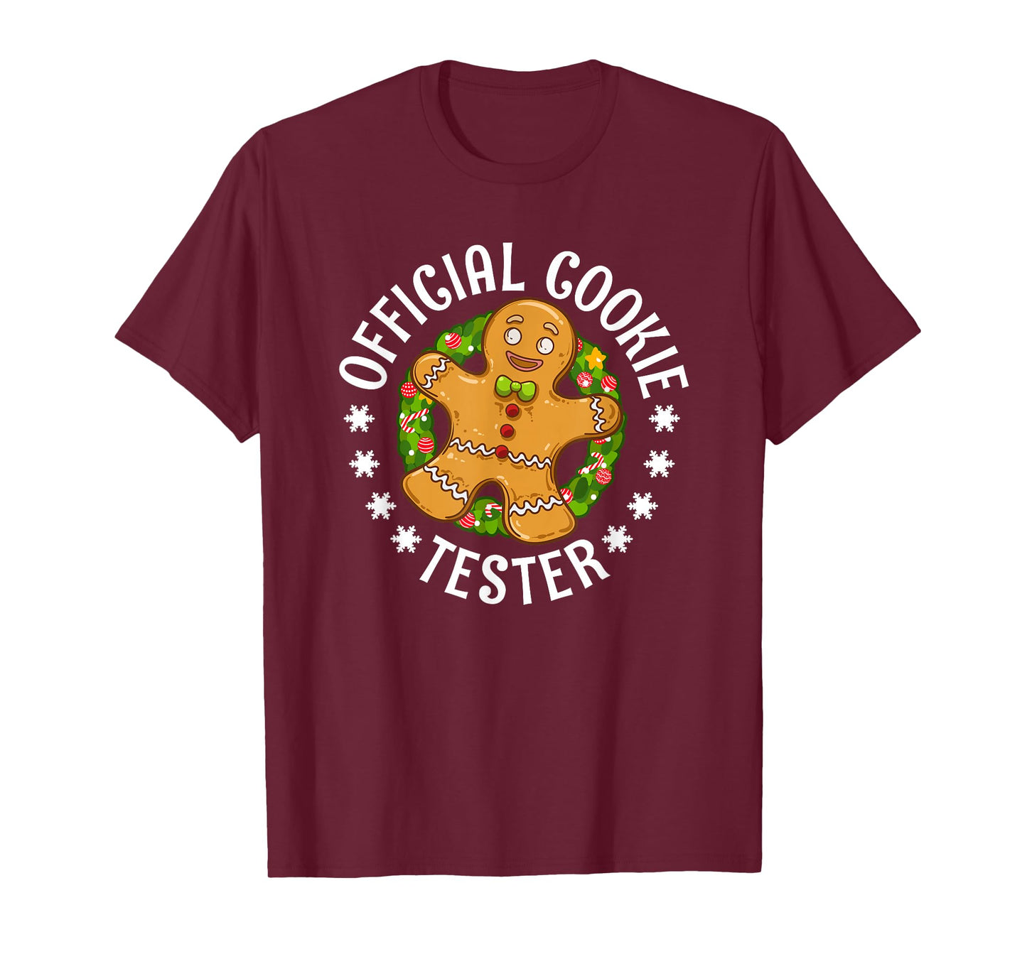 Christmas Official Cookie Tester Men Women Kids Youth T-Shirt