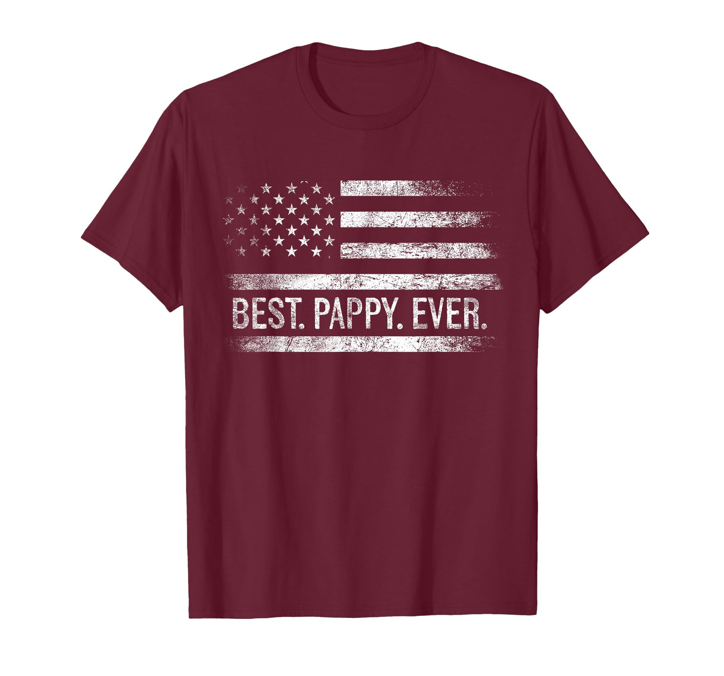 Best Pappy Ever American Flag Gifts Pappy Father's Day T-Shirt