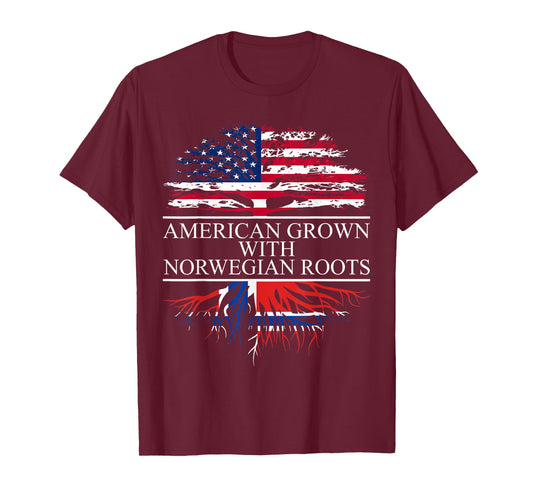 American Grown with Norwegian Roots Shirt