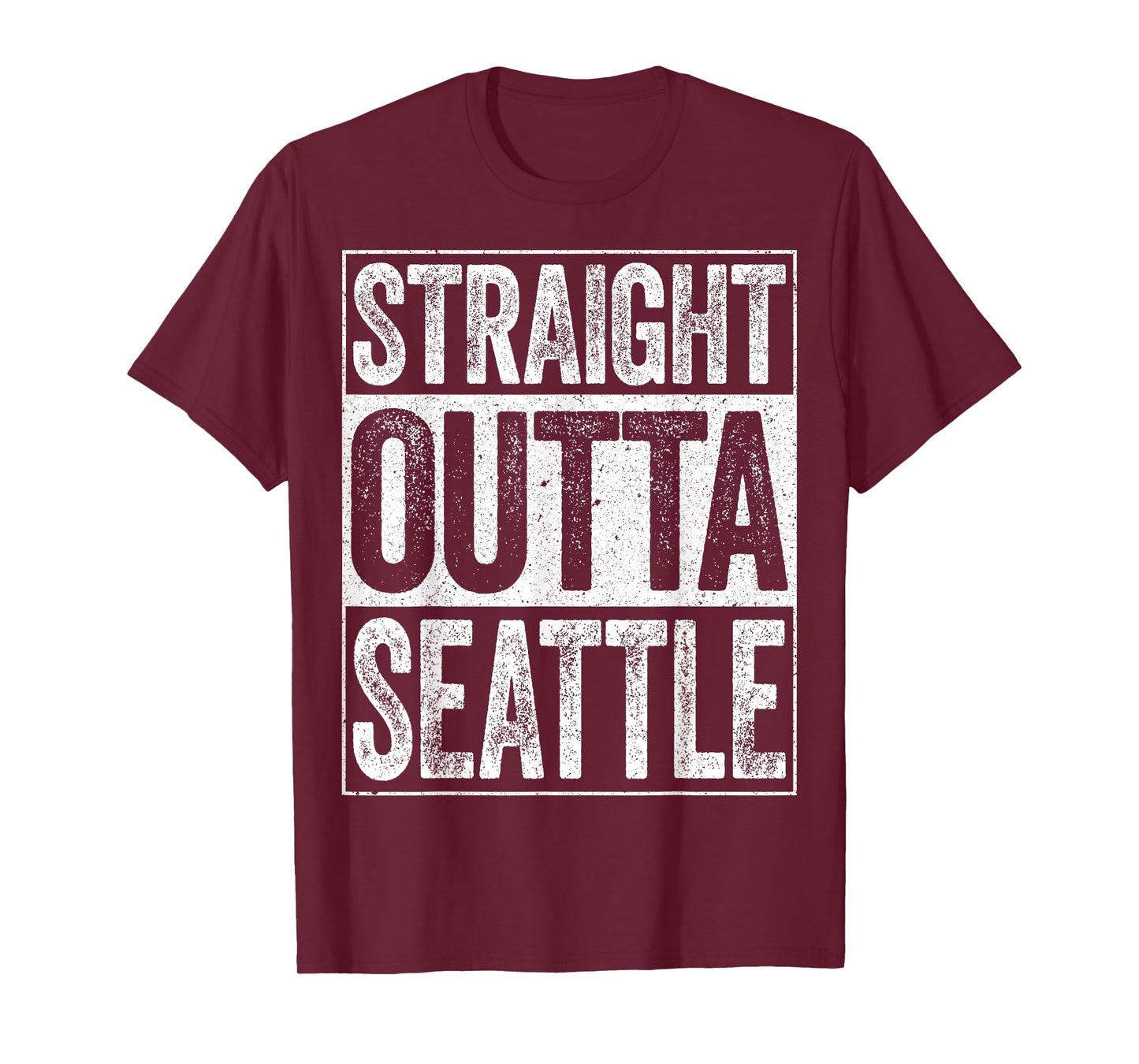 Straight Outta Seattle T-Shirt Washington State Shirt T-Shirt